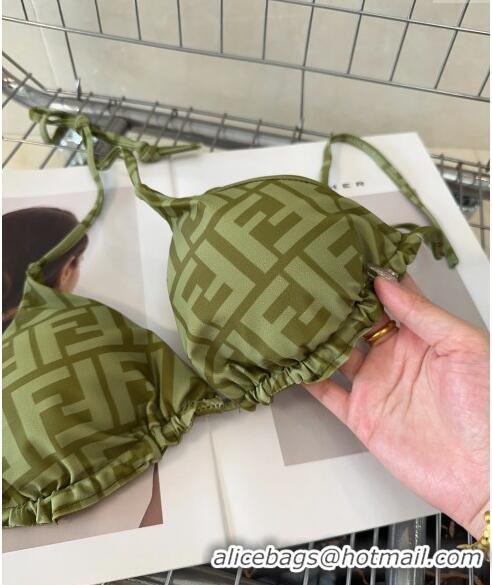 ​Affordable Price Fendi Swimwear 050930 Green 2024