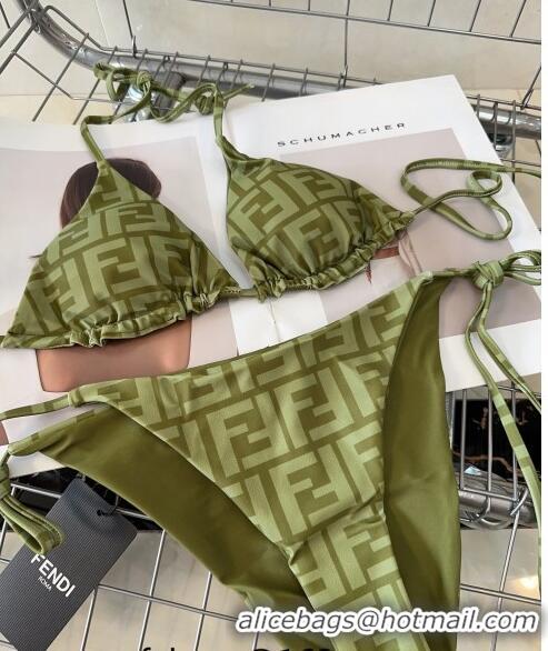 ​Affordable Price Fendi Swimwear 050930 Green 2024