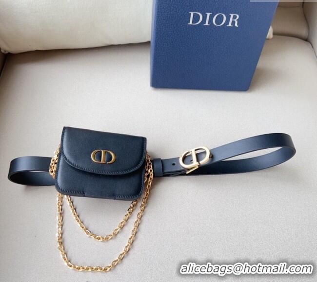 Promotional  Dior 30 Montaigne Removable Pouch Belt 2cm D0510 Black 2024