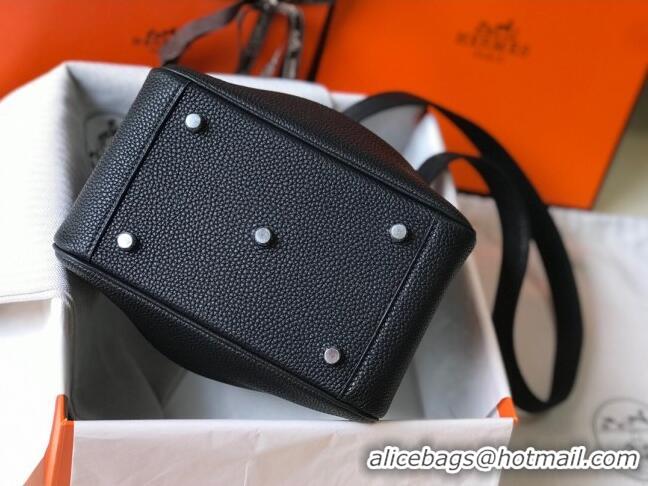 Reasonable Price Hermes Mini Lindy 21cm in Original Calf Leather H3043 Black