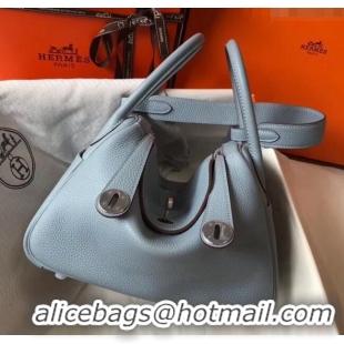 Cheapest Hermes Lindy 30cm Bag In Togo Calfskin Leather H2903 Pale Blue