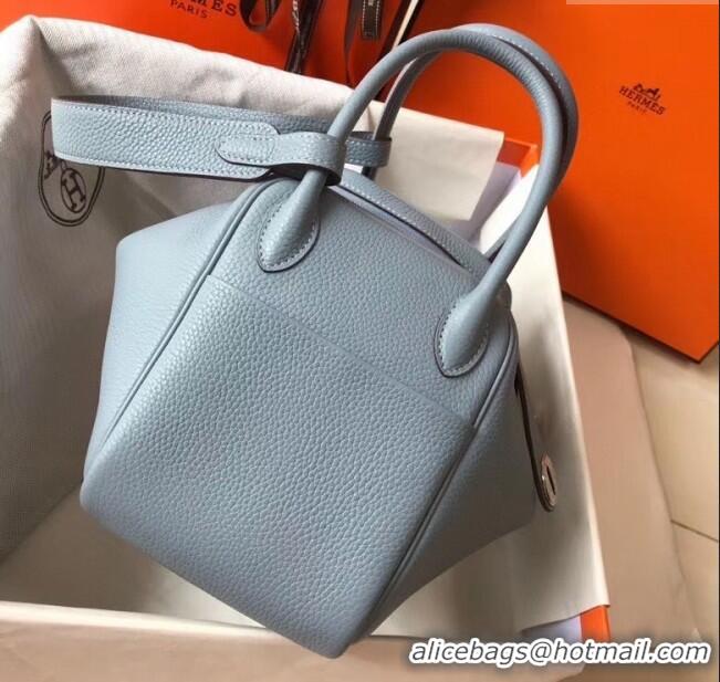 Cheapest Hermes Lindy 30cm Bag In Togo Calfskin Leather H2903 Pale Blue