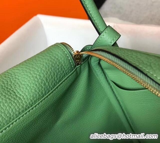 New Style Hermes Lindy 30cm Bag In Togo Calfskin Leather H2903 Green