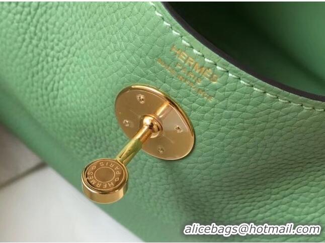 New Style Hermes Lindy 30cm Bag In Togo Calfskin Leather H2903 Green