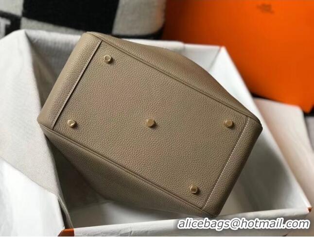 Low Price Hermes Lindy 30cm Bag In Togo Calfskin Leather H2903 Dove Gray