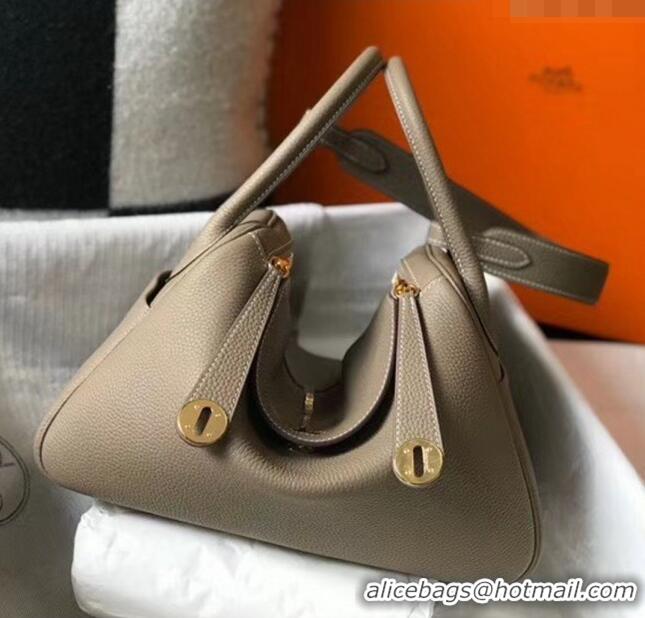 Low Price Hermes Lindy 30cm Bag In Togo Calfskin Leather H2903 Dove Gray