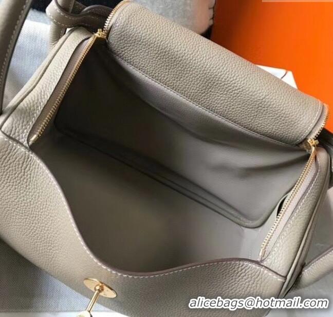 Low Price Hermes Lindy 30cm Bag In Togo Calfskin Leather H2903 Dove Gray