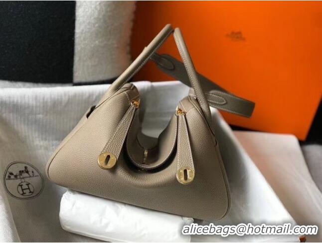 Low Price Hermes Lindy 30cm Bag In Togo Calfskin Leather H2903 Dove Gray