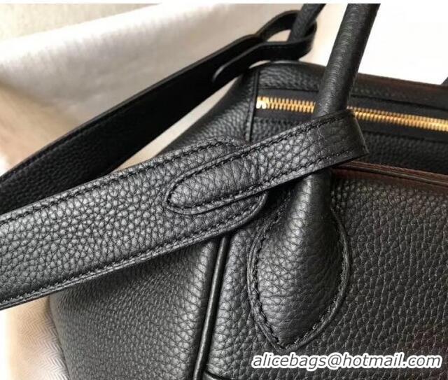 Best Price Hermes Lindy 30cm Bag In Togo Calfskin Leather H2903 Black