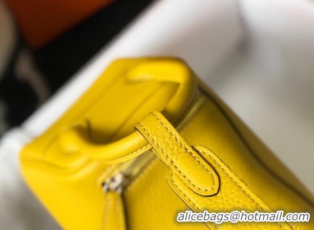 New Design Hermes Lindy Mini Bag 19CM H1714 Yellow Gold