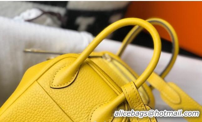 New Design Hermes Lindy Mini Bag 19CM H1714 Yellow Gold