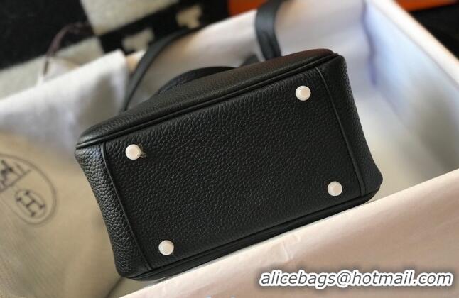 Promotional Hermes Lindy Mini Bag 19CM H1714 Black Gold