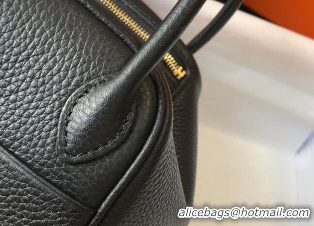 Promotional Hermes Lindy Mini Bag 19CM H1714 Black Gold