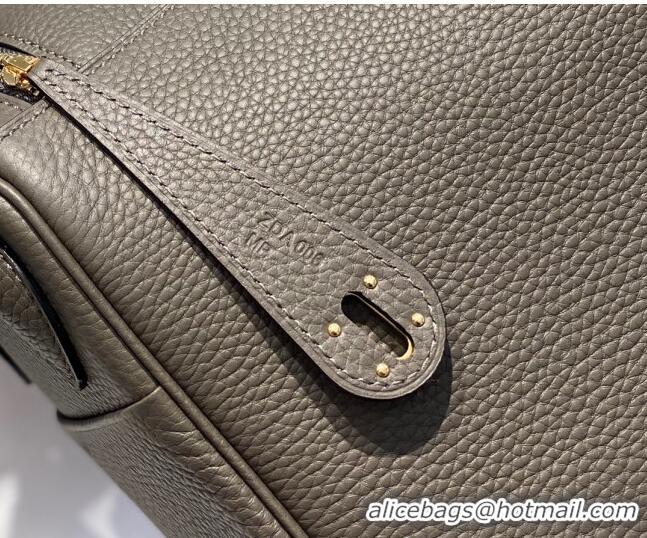 Trendy Design Hermes Lindy Bag 26cm/30cm in Grained Leather H0061 Tinware Grey/Gold