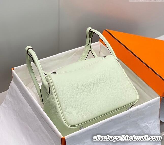 Reasonable Price Hermes Lindy Bag 26cm in Togo Calfskin H7100 Bubble Green