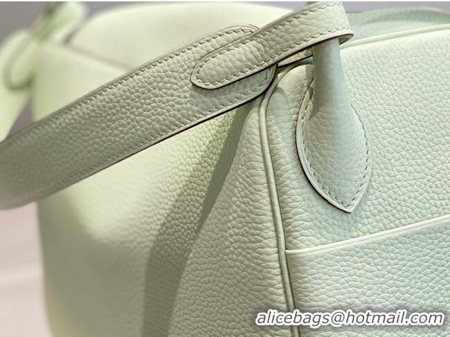 Promotional Hermes Lindy Bag 30cm in Togo Calfskin H7101 Bubble Green