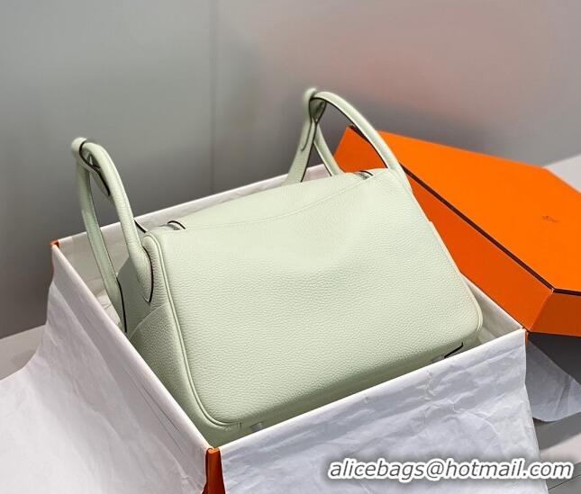 Promotional Hermes Lindy Bag 30cm in Togo Calfskin H7101 Bubble Green