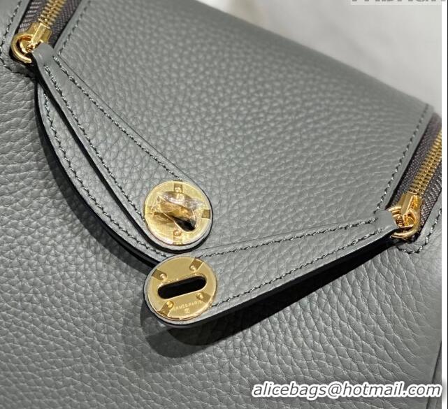 Reasonable Price Hermes Lindy Mini Bag 19cm in Grainy Calfskin H7102 Cloud Grey