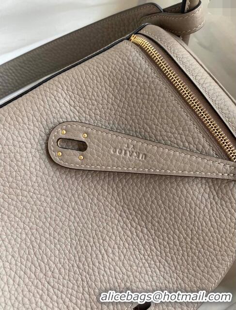 Top Quality Hermes Lindy 26/30 Bag in Original Taurillon Clemence Leather Glacier H1501 Pitch Grey/Gold 2024 (Full Handm