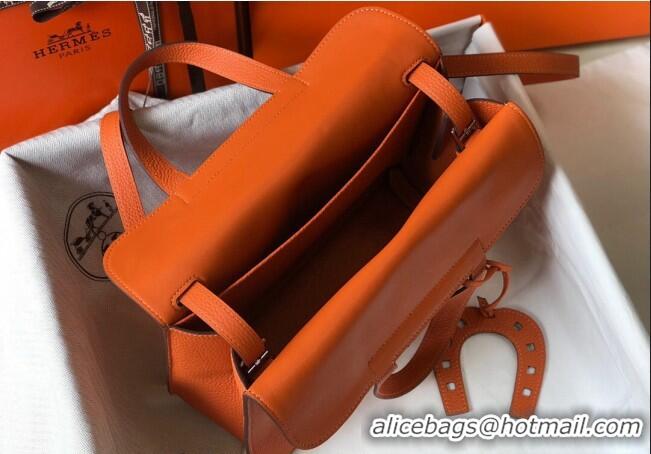 New Design Hermes Halzan Bag 30cm in Togo Leather HH1134 Orange