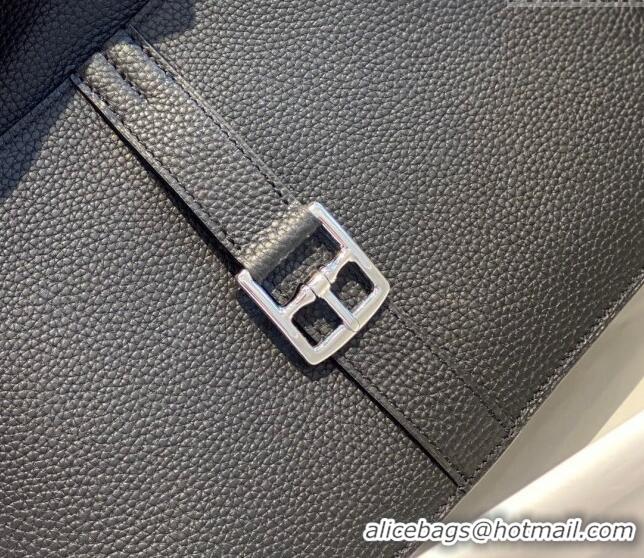 Best Quality Hermes Halzan Bag 30cm in Togo Leather HH1134 Black