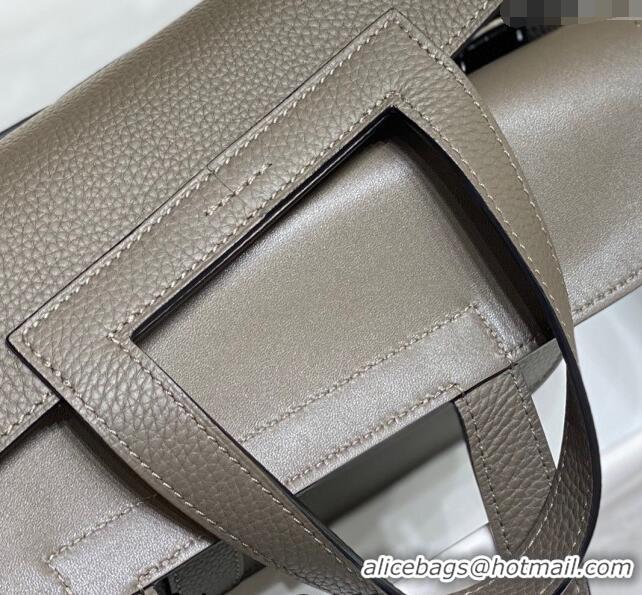 Hot Sell Cheap Hermes Halzan Bag 30cm in Togo Leather HH1134 Tin Grey