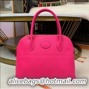 Good Looking Hermes Bolide 27 Bag in Original Epsom Leather H2601 Peach (Half Handmade)