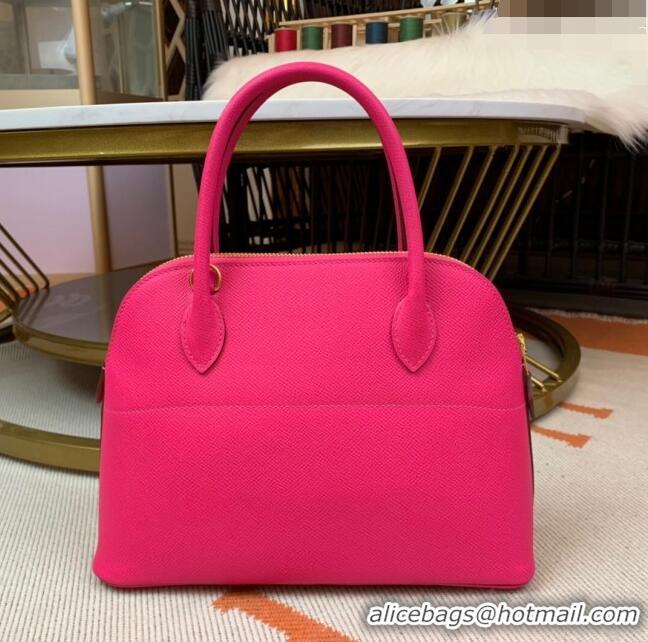 Good Looking Hermes Bolide 27 Bag in Original Epsom Leather H2601 Peach (Half Handmade)