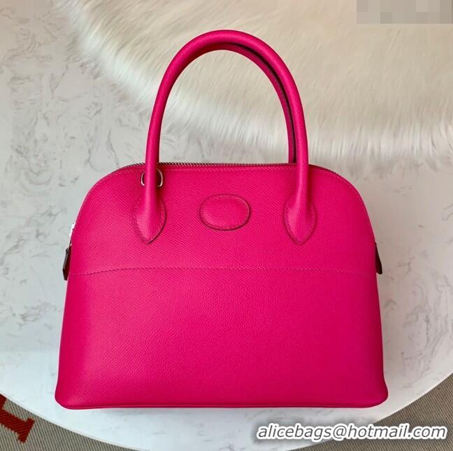 Good Looking Hermes Bolide 27 Bag in Original Epsom Leather H2601 Peach (Half Handmade)