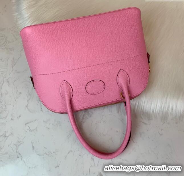 Buy Promotional Hermes Bolide 27 Bag in Original Epsom Leather H2601 Cherry Pink (Half Handmade)