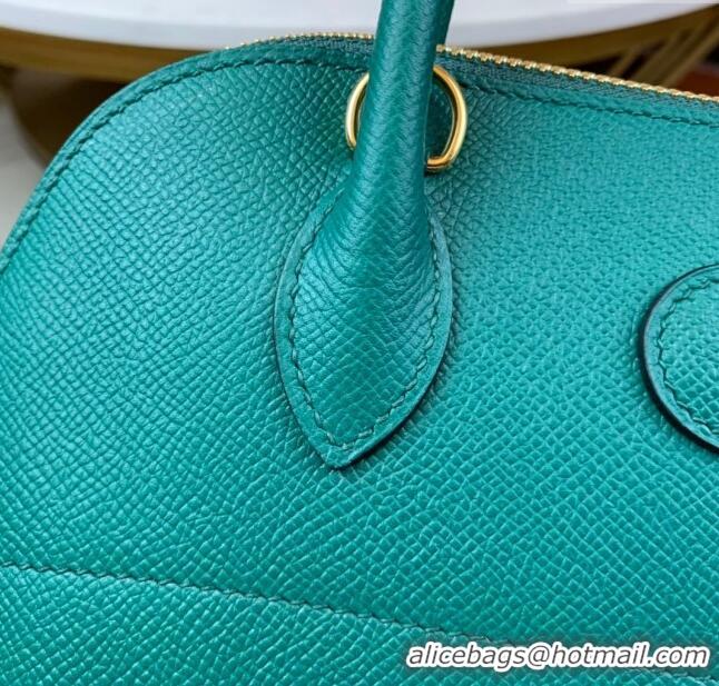 Best Price Hermes Bolide 27 Bag in Original Epsom Leather H2601 Malachite Green (Half Handmade)