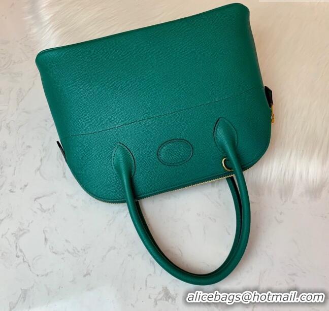 Best Price Hermes Bolide 27 Bag in Original Epsom Leather H2601 Malachite Green (Half Handmade)