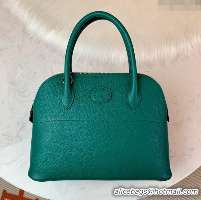 Best Price Hermes Bolide 27 Bag in Original Epsom Leather H2601 Malachite Green (Half Handmade)