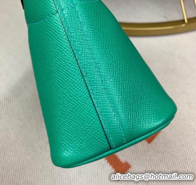 Good Product Hermes Bolide 27 Bag in Original Epsom Leather H2601 Green (Half Handmade)