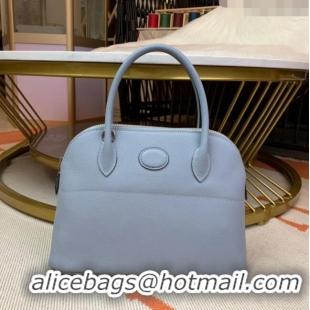 Buy Discount Hermes Bolide 27 Bag in Original Epsom Leather H2601 Linen Blue (Half Handmade)