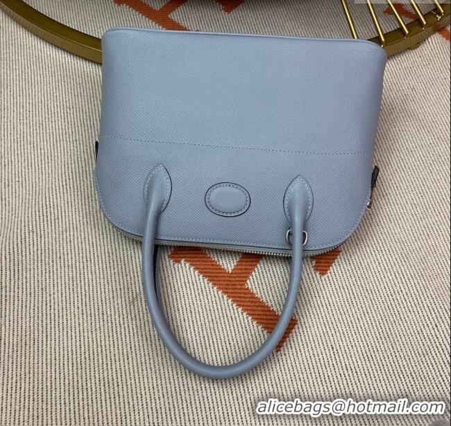 Buy Discount Hermes Bolide 27 Bag in Original Epsom Leather H2601 Linen Blue (Half Handmade)