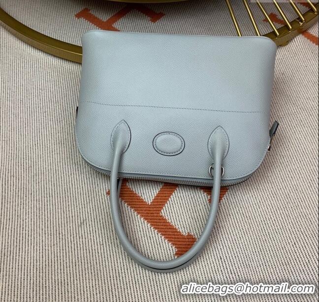 Super Quality Hermes Bolide 27 Bag in Original Epsom Leather H2601 Glacier Blue (Half Handmade)