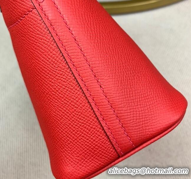 Good Product Hermes Bolide 27 Bag in Original Epsom Leather H2601 Red (Half Handmade)