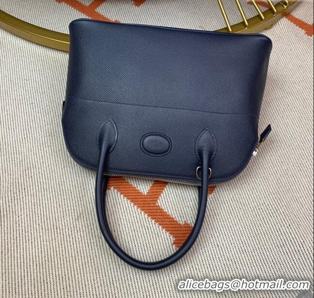 Super Quality Hermes Bolide 27 Bag in Original Epsom Leather H2601 Navy Blue (Half Handmade)