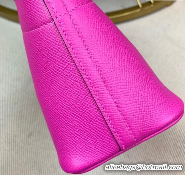 Buy Fashionable Hermes Bolide 27 Bag in Original Epsom Leather H2601 Rosy (Half Handmade)