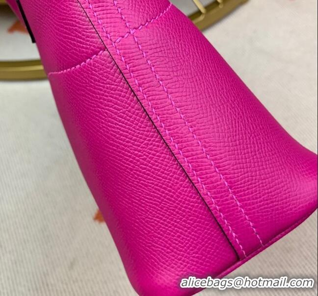 Buy Fashionable Hermes Bolide 27 Bag in Original Epsom Leather H2601 Rosy (Half Handmade)