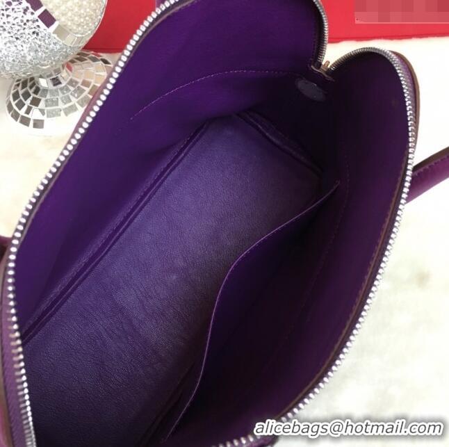 Cheapest Hermes Bolide 31 Bag in Original Togo Leather H2801 Anemones Purple (Half Handmade)