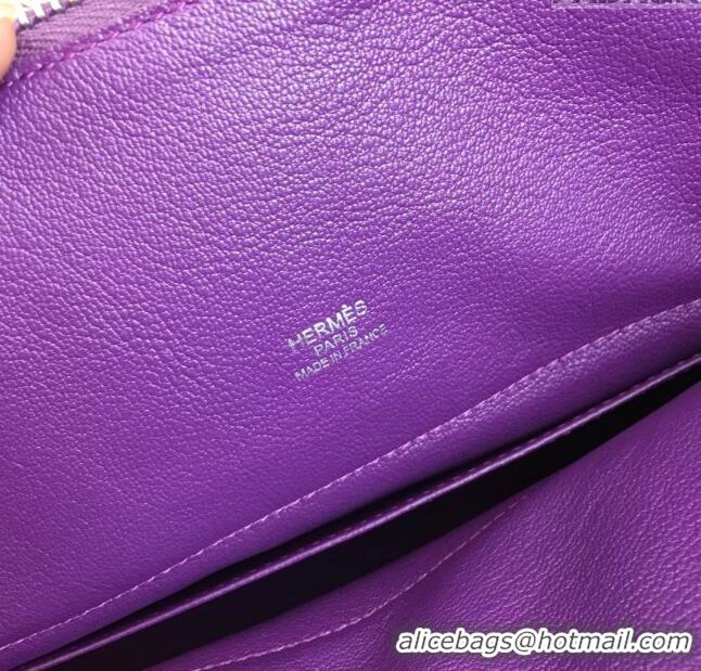 Cheapest Hermes Bolide 31 Bag in Original Togo Leather H2801 Anemones Purple (Half Handmade)