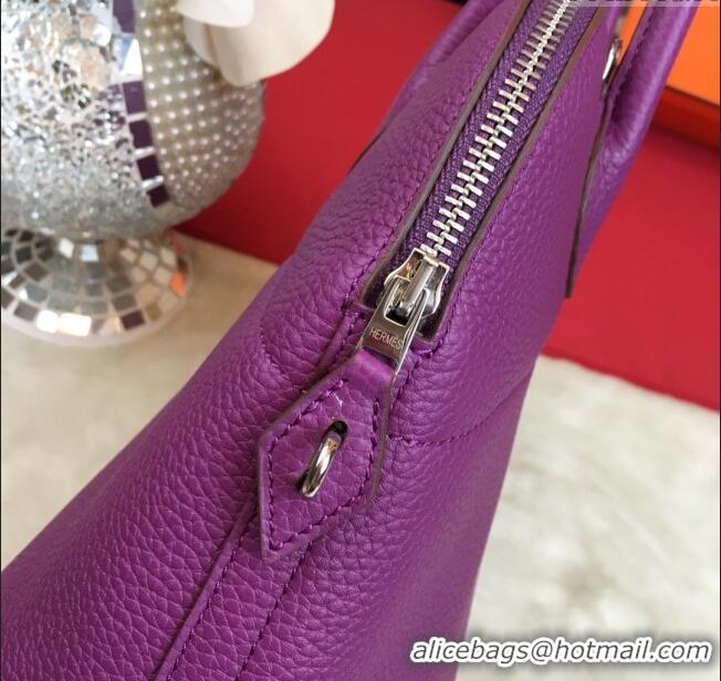 Cheapest Hermes Bolide 31 Bag in Original Togo Leather H2801 Anemones Purple (Half Handmade)