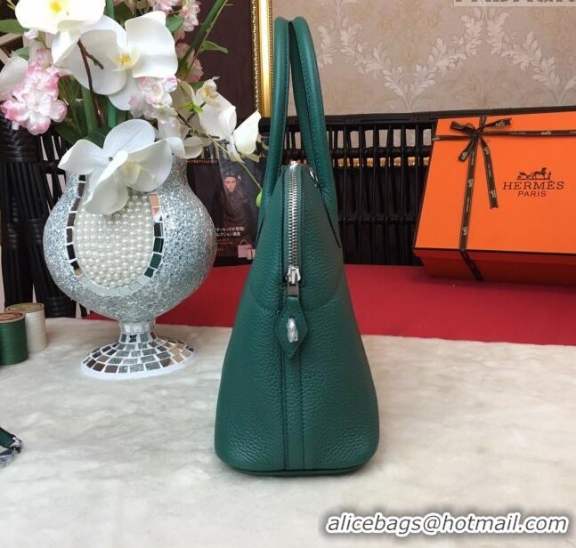 Top Quality Hermes Bolide 31 Bag in Original Togo Leather H2801 Dark Green (Half Handmade)