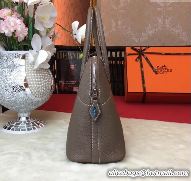 Luxury Discount Hermes Bolide 31 Bag in Original Togo Leather H2801 Etoupe Grey (Half Handmade)