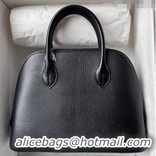 Most Popular Hermes Bolide 1923-25 Bag in Origianl Epsom Leather H3121 Cream Black (Handmade)