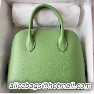 Shop Fashion Hermes Bolide 1923-25 Bag in Origianl Epsom Leather H3121 Green (Handmade)