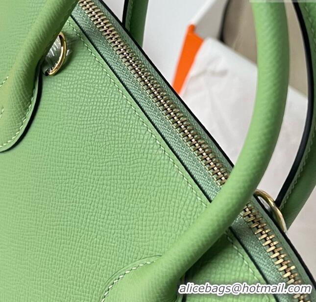 Shop Fashion Hermes Bolide 1923-25 Bag in Origianl Epsom Leather H3121 Green (Handmade)