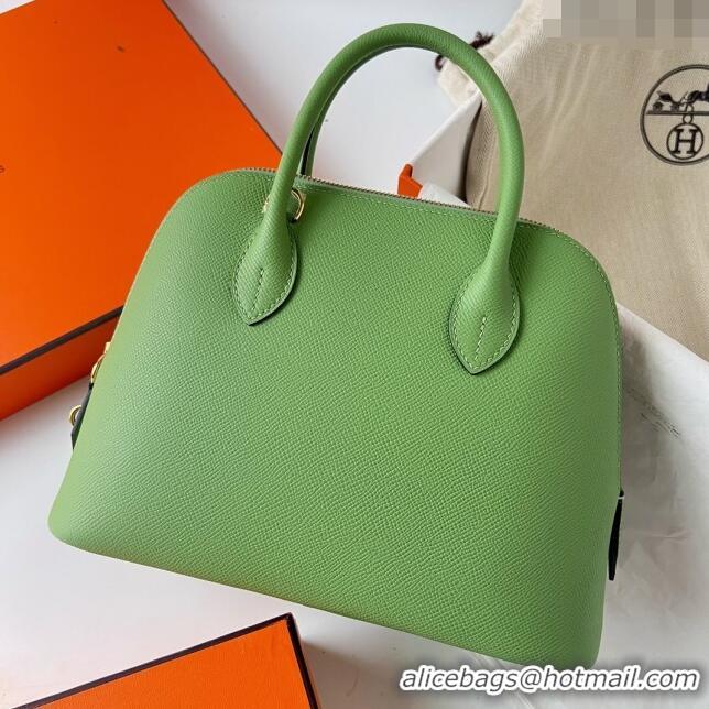 Shop Fashion Hermes Bolide 1923-25 Bag in Origianl Epsom Leather H3121 Green (Handmade)